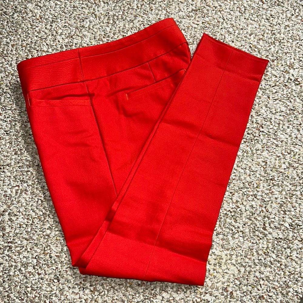 Loft Tomato Red Petite Pants